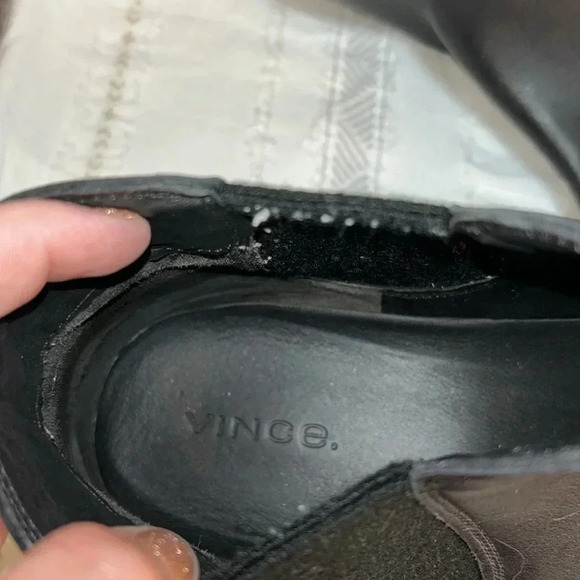 VINCE Bonham men’s boot black EUC ankle pull-on US 13 / EU 47.5 NWOT rubber sole - Picture 6 of 12
